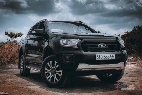 Ford Ranger biển số ngũ quý 5. Ảnh: Vietnamnet.