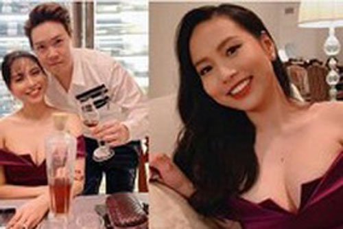 Vợ Lê Hiếu khoe vóc dáng quyến rũ