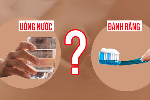 Sáng ngủ dậy nên uống nước trước hay đánh răng trước? Câu trả lời đơn giản nhưng có đến 90% người sai