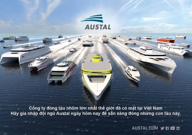 Ausral là Hãng đóng tàu vỏ nhôm tốc độ cao hàng đầu thế giới.