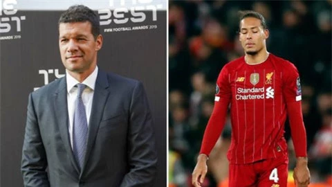 Ballack: 'Van Dijk quá may mắn'