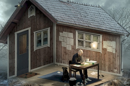 Trắc nghiệm: Người đàn ông này đang ngồi ở đâu?