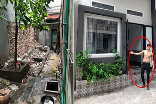 Trai đẹp khoe thành quả sửa nhà ở quê cho bố mẹ, nhưng dân mạng lại chăm chăm nhìn vào body của anh chàng