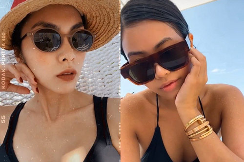 Tăng Thanh Hà hiếm hoi đăng ảnh bikini, 'đọ' độ gợi cảm với em chồng Tiên Nguyễn
