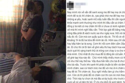 Mẹ trẻ gây tranh cãi khi 'vượt cạn' xong không cần nhờ mẹ chồng, mẹ đẻ chăm sóc vì: "Ơ hay, đẻ được thì tự chăm được"