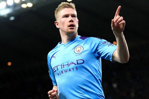 =4. Keven De Bruyne (Man City - Giá trị chuyển nhượng: 120 triệu euro.