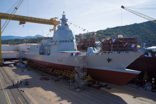 Hải quân Italia hạ thủy thêm tàu tuần tra mạnh ngang khu trục hạm