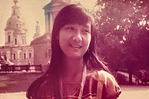 Hiền Mai thuở sinh viên ở Nga 30 năm trước