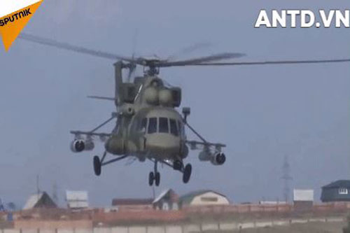 "Kẻ hủy diệt" Mi-8AMTSh của Nga rơi, 3 người thiệt mạng