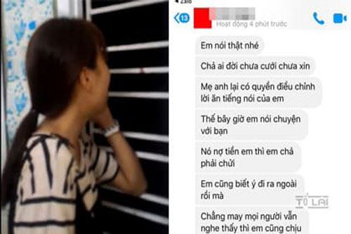 Về ra mắt sau 4 tháng hẹn hò, cô gái chửi bậy 'oang oang' khi con nợ gọi đến khiến bố mẹ bạn trai tái mặt