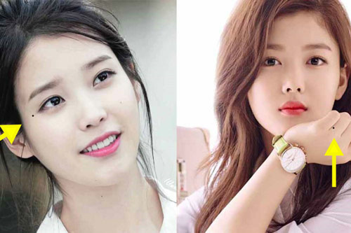 Vị trí nốt ruồi báo vận đào hoa của phụ nữ, ví như "bùa yêu" trên người