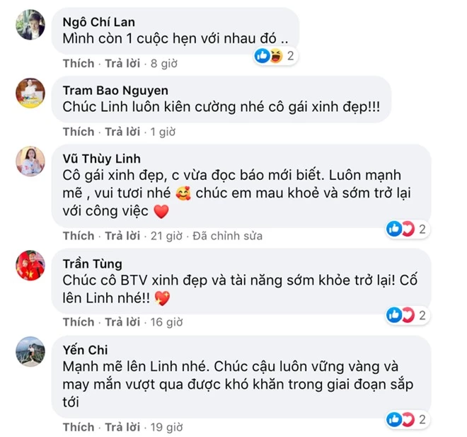 Đồng nghiệp ở VTV và các đài truyền hình khác động viên MC Diệu Linh kiên cường chiến đấu với bệnh ung thư máu - Ảnh 3.