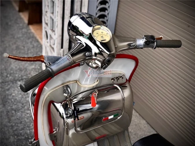 Xe máy cổ Lambretta hơn 60 tuổi giá 456 triệu ở Hà Nội