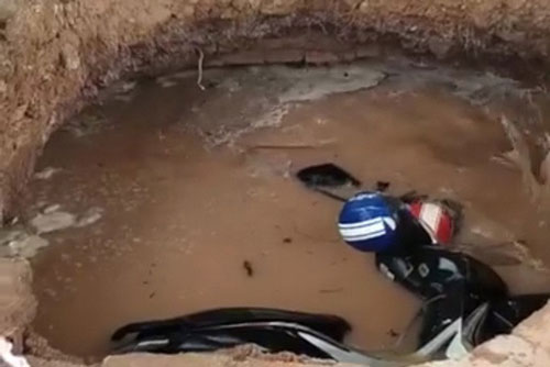 “Hố tử thần” bất ngờ xuất hiện tại trường học