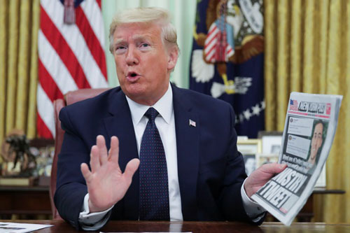 Ông Trump ký sắc lệnh "tuyên chiến" với truyền thông xã hội