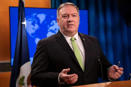 Ngoại trưởng Mỹ Mike Pompeo - Ảnh: Reuters