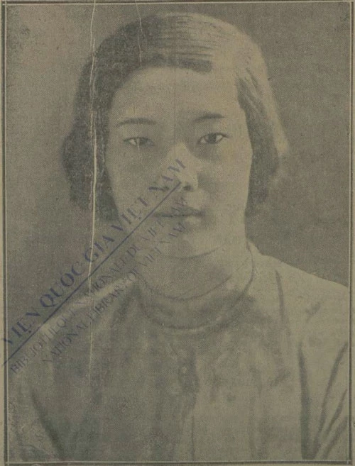 Ảnh chân dung hoàng hậu tương lai của Đại Nam (Hà Thành ngọ báo số 1956, ra ngày 14/3). Nguồn: Thư viện quốc gia.