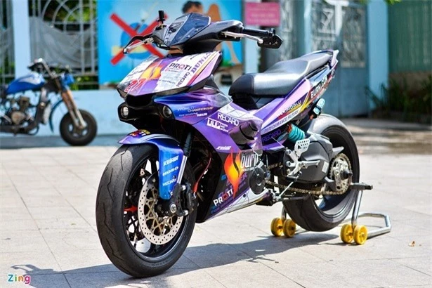 Yamaha Exciter bản độ hầm hố của biker TP.HCM, chi phí 250 triệu đồng