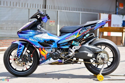 Yamaha Exciter bản độ hầm hố của biker TP.HCM, chi phí 250 triệu đồng