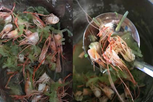 Chồng trổ tài nấu râu tôm với bầu cho vợ mới sinh: Người cười ngặt nghẽo, kẻ khuyên nên bỏ đi vì nguy hiểm