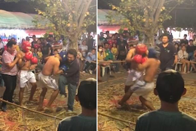 Võ sĩ muay Thái đánh trọng tài ‘tơi bời’ vì lý do ‘khó đỡ’