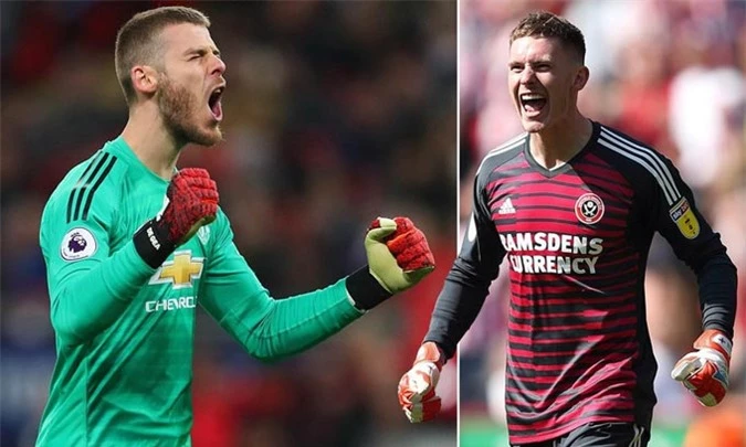 De Gea (trái) có thể đối diện sự cạnh tranh từ Henderson