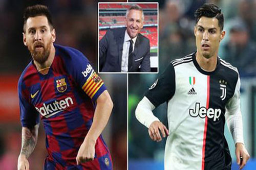 Cựu danh thủ người Anh nhận định: 'Ronaldo chưa xứng tầm với Messi'