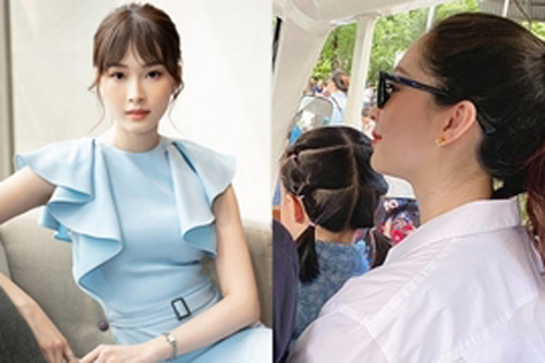 Đặng Thu Thảo lần đầu xuất hiện sau sinh