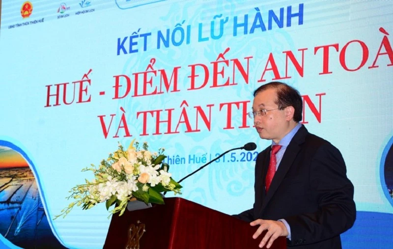 Ông Tạ Quang Đông, Thứ trưởng Bộ Văn hóa - Thể thao và Du lịch phát biểu tại Diễn đàn.