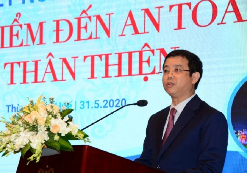 Ông Nguyễn Lê Phúc, Phó Tổng cục trưởng Tổng cục Du lịch phát biểu tại Diễn đàn.