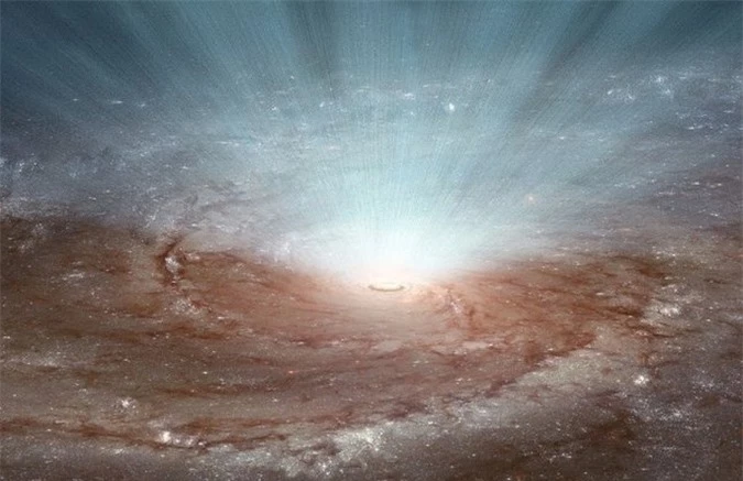 Trái đất bắt được tín hiệu radio lạ nhấp nháy từ lỗ đen quái vật - Ảnh 1.
