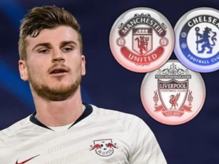 Nếu Liverpool "buông", Werner sẽ gia nhập Chelsea hoặc M.U