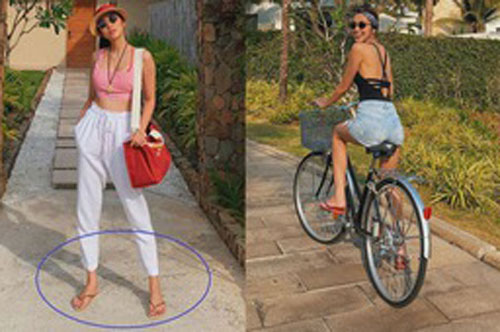 Nhà có điều kiện, Hà Tăng vẫn "mê mệt" dép tông và diện theo cách cực xịn chứ không lôi thôi chán đời