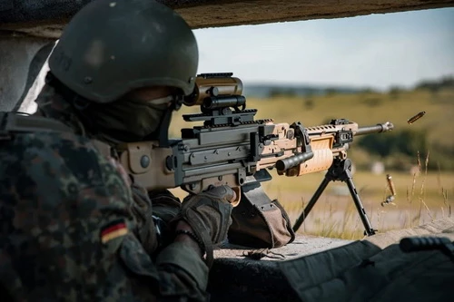 Quân đội Đức đang tiến hành đánh giá thử nghiệm súng máy hạng nhẹ MG4 thế hệ mới. Ảnh: Defence Blog.