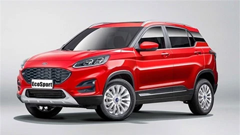 Ford EcoSport 2020 lộ ngoại hình siêu hầm hố, giá mềm, thách thức Hyundai Kona, Honda HR-V