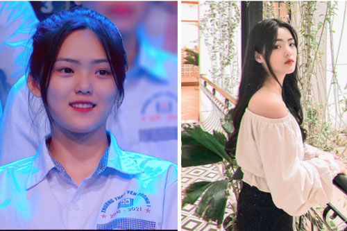 Xinh xuất thần trên sóng Đường lên đỉnh Olympia, nữ sinh "giật" spotlight hơn cả "chủ nhân" vòng nguyệt quế
