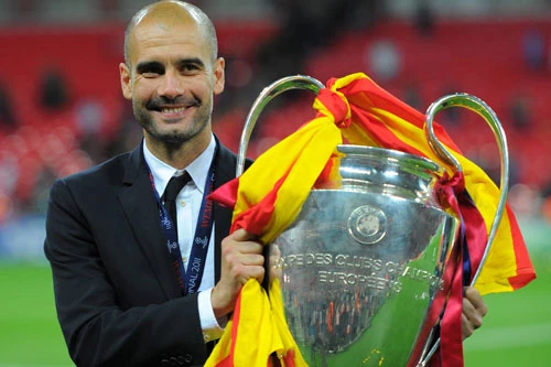 2. Pep Guardiola (Barca, Bayern Munich, Man City - Tỷ lệ chiến thắng: 61%, vô địch 2 lần).