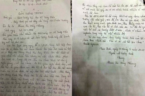 Cô đánh trò bầm tím tay vì viết chậm: 'Tôi đã sai và không bao giờ tái phạm!'