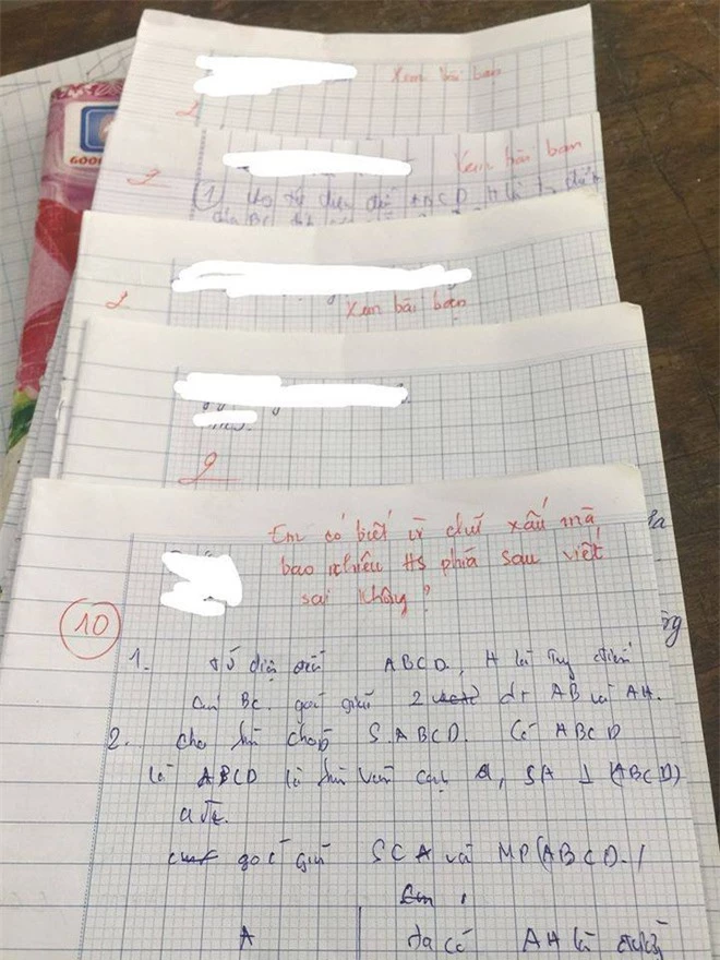 Bài kiểm tra được điểm 10 nhưng lời phê của giáo viên có 1-0-2 khiến ai cũng chú ý - Ảnh 1.