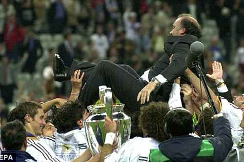 8. Vicente del Bosque (Real Madrid - Tỷ lệ chiến thắng: 57%, vô địch 2 lần).