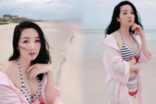 Hoa hậu Giáng My khoe body gợi cảm với bikini