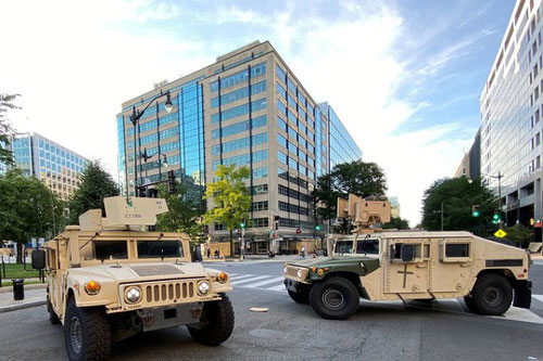 Lầu Năm Góc đưa 1.600 binh sĩ tới thủ đô Washington