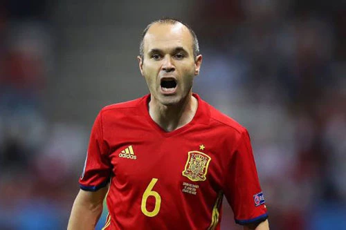 7. Andres Iniesta (Tây Ban Nha - Thi đấu cho đội tuyển quốc gia 131 trận).