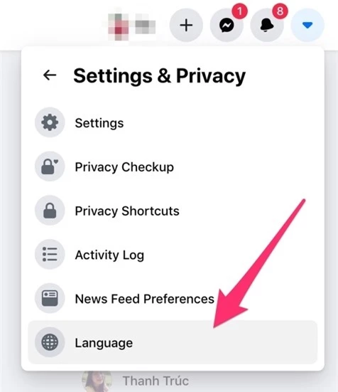 Cách đổi ngôn ngữ Facebook từ tiếng Anh sang tiếng Việt
