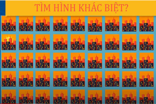 Chỉ những người có đôi mắt tinh anh mới tìm ra đáp án đúng trong 10 giây