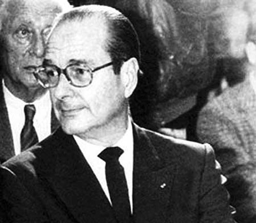 Ông Jacques Chirac khi làm Thủ tướng dưới thời Tổng thống Georges Pompidou