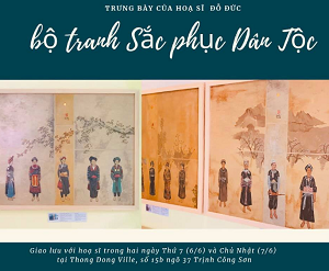 Họa sĩ Đỗ Đức: Bộ tranh sơn mài “Sắc phục các dân tộc thiểu số”