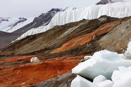 Bí ẩn về 'thác máu Nam Cực' và những giải mã bất ngờ