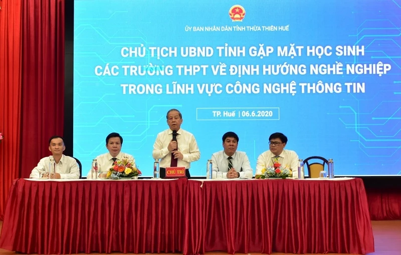 Theo Chủ tịch UBND tỉnh Thừa Thiên Huế, tỉnh này đang phấn đấu đến năm 2025 đạt 10.000 lao động CNTT phục vụ phát triển Công nghiệp phần mềm.