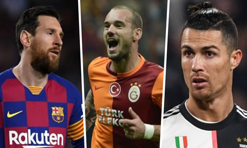 Sneijder: 'Tôi có thể xuất sắc như Messi và Ronaldo, nhưng... không thích'